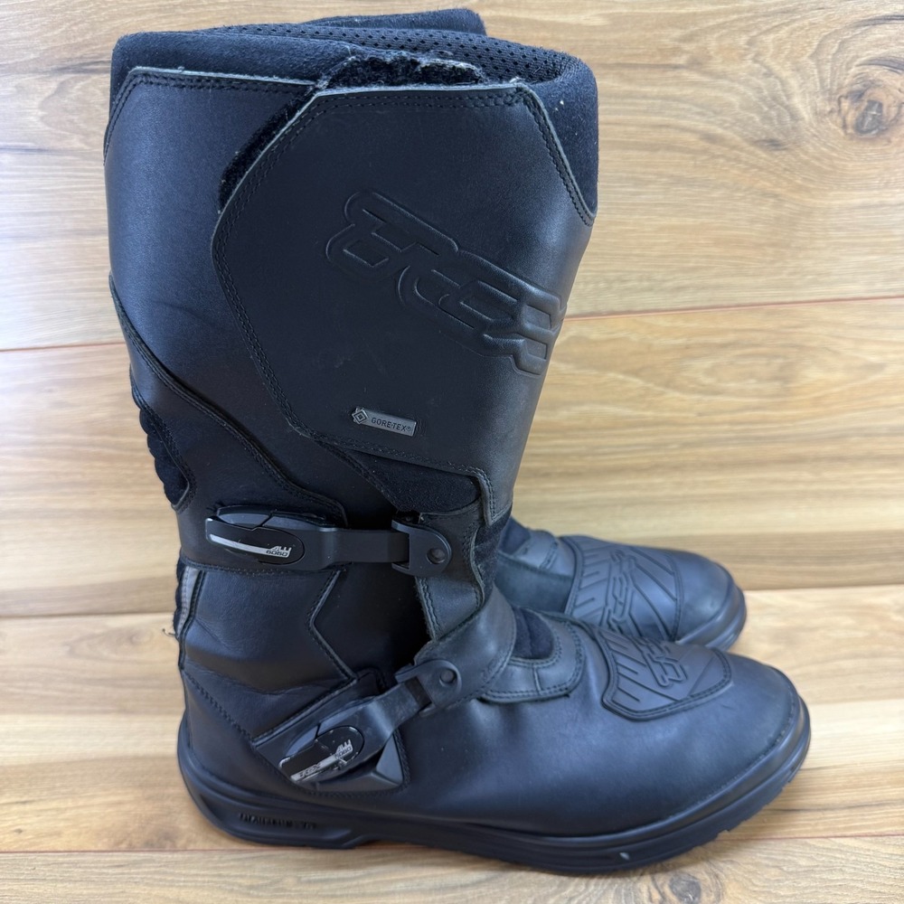 TCX Infinity Evo GTX Anakee III Motorcycle Boots Mens 11 EU 45 Black